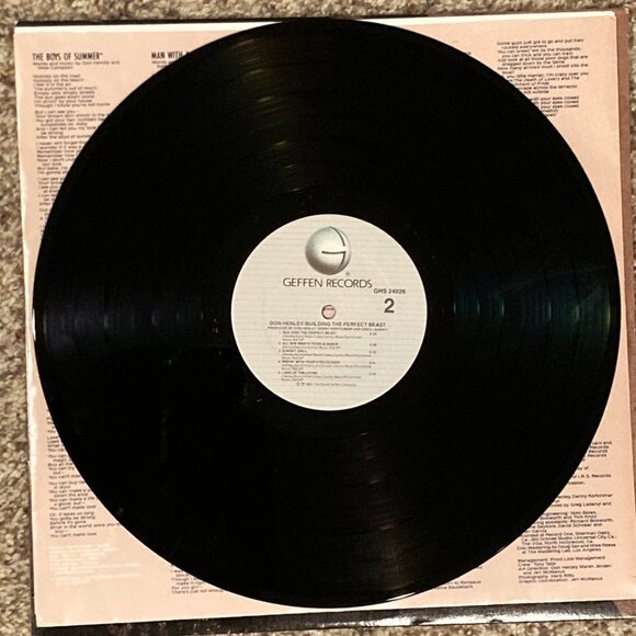 Don Henley 1984 Building The Perfect Beast Vinyl Record Album - Picture 9 of 10